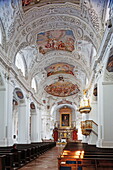 Pfarrkirche St. Quirin, Tegernsee, Oberbayern, Bayern, Deutschland