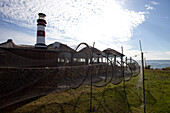 Fischimbiss, Klönschnack, Stettiner Haff, Kamminke, Mecklenburg-Vorpommern, Deutschland