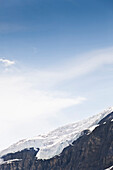 Blue sky over Snow Dome, Jasper, Alberta, Canada