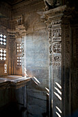 Interior Wall Carvings at Sas-Bahu Temple at Eklingji, Udaipur, Rajasthan, India