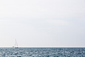 Sailing boat on Mediterranean Sea, Istria, Croatia