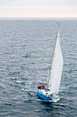Sailing boat on Mediterranean Sea, Pula, Istria, Croatia