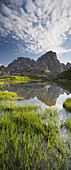 Neunerkofel, Bödenalpe, Bödenseen, Südtirol, Dolomiten, Italien