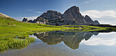 Neunerkofel, Bödenalpe, Bödenseen, Südtirol, Dolomiten, Italien