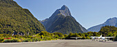 Airfield, Milford Sound, Fiordland National Park, Southland, South Island, New Zealand