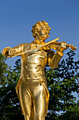 Johann Strauss memorial in the park, 1st District, Inner City, Vienna, Austria