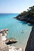 Kavourotripes Strand, Vourvourou, Sithonia, Chalkidiki, Griechenland