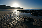 Strand von Sandwood Bay, Highlands, Schottland, Großbritannien