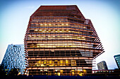 Hauptsitz CMT, Comision del Mercado de las Telecomunicaciones, Moderne Architektur, Barcelona, Katalonien, Spanien