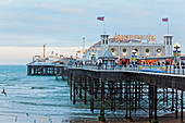 Brighton Pier, Brighton, East Sussex, England, Great Britain