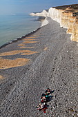 Seven Sisters, Kreidefelsen, East Sussex, England, Grossbritannien