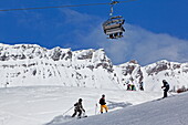 Skifahren, Hochfleiss bei Heiligenblut, Nationalpark Hohe Tauern, Kärnten, Österreich, Europa