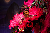 Tänzerin bei einer Samba und Folklore Show im Variete Plataforma Theater, Rio de Janeiro, Rio de Janeiro, Brasilien