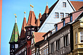 am alten Rathaus in der Friedrichstraße, Fulda, Hessen, Deutschland