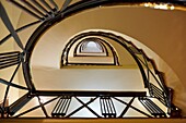 Staircase, Hotel, Gijón, Asturias, Spain.