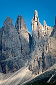 Italy,Trentino Alto Adige,Dolomites,Rosengarten dolomites, Vajolet mountain.