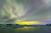 Northern Lights, Southern Iceland, Iceland, Europe.