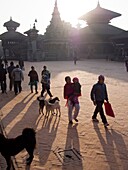 Durbar Square in Bhaktapur, Nepal.