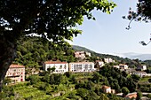 Village of Orletta, Corsica, France, Europe.