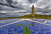Torre de Hércules World Heritage Site and National Monument, La Coruña, Galicia, Spain