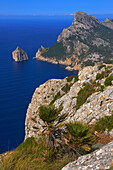 Mallorca, Cabo de Formentor, Formentor Cape, Serra de Tramuntana, UNESCO World Heritage Site, Mallorca Island, Majorca, Balearic Islands, Spain, Europe.