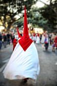 Holy Week in the streets of Malaga, Andalusia, Spain