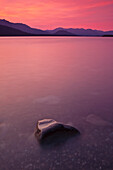 Sunset Over Atlin Lake In Atlin Provincial Park, British Columbia.