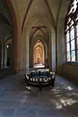 Chandelier in a lateral nave of the basilica of Eberbach Abbey, Germany