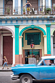 Street scene, daily life in the streets (avenida de italia), havana, cuba, the caribbean