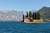 St. George's Island, Bay of Kotor, UNESCO World Heritage Site, Montenegro, Europe