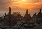 Borobudur Buddhist Temple, UNESCO World Heritage Site, Java, Indonesia, Southeast Asia, Asia