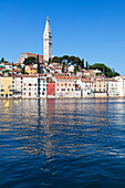 Old town and the cathedral of St. Euphemia, Rovinj, Istria, Croatia, Adriatic, Europe