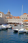 Harbour. Old Town, UNESCO World Heritage Site, Dubrovnik, Dalmatia, Croatia, Europe