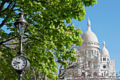 'France. Paris 18th district. Montmartre; the Sacré-Cœur Basilica'
