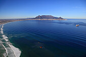 South Africa. Aerial view. Cape Town Bay.