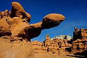 SANDSTONE FORMATIONS IN GOBLIN VALLEY STATE PARK, UTAH, USA