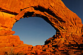 NORTH WINDOW, ARCHES NATIONAL PARK, UTAH, USA