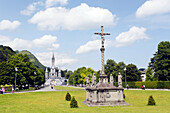 Hautes Pyrenees. Lourdes. The sanctuary. Overview.