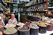 Syria, Damascus, October 2010. Souk near the Great Mosque
