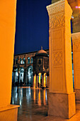 Syria, Damascus, October 2010. Mosque, decorations with mosaics