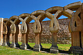 Spain, Castilla Leon Community, Soria City, San Juan de Duero Monastery, Romanic Cloister