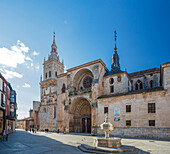 Spain, Castilla Leon Community, Soria Province, Burgo de Osma City, The Cathedral, San Peter Square