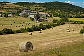 France, Lozère village Rouveret on the Causse Mejean.