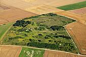 France, Pas de Calais aerial view. Sangatte