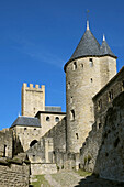 France, Aude, Carcassonne medieval city.