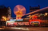 'Moulin Rouge at dusk; Paris, France'