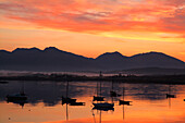 Sunrise At Roundstone Harbour With 12 Bens, Galway, Ireland