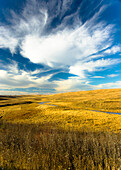 Sky Over Prairie Landscape