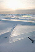 'Minnesota, United States Of America; Ice Chards On The North Shores Of Lake Superior'