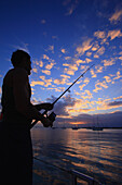 'A Man Fishing; Belize'